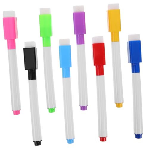 COSMEVIVI Magnetische Whiteboard Marker Mit Radiergummi Wassermalbare Umweltfreundliche Stifte Farben Für Lehrer Und Schüler Mini-trockenlöschmarker Für Schule Und Büro von COSMEVIVI