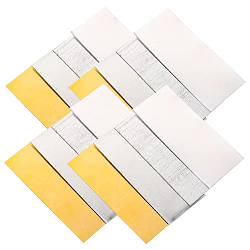 COSMEVIVI 16 Stück Teiliges Obstbatterie Experiment mit Zinkstreifen Kupferplatten Aluminium und Eisenblechen Stabile Materialien für Schülerversuche Einfache Handhabung zur Praktischer von COSMEVIVI