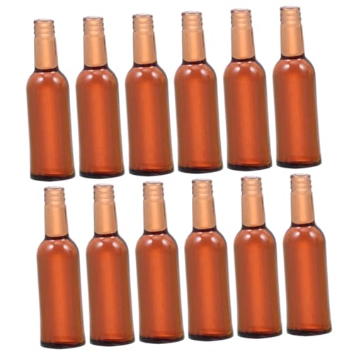 COSMEVIVI 18 Stück Mini Weinflaschen, Mini Bierflaschen Aus Kunstharz, Kleine Bierflaschen, Spielzeug Weinflaschen Für Mini, Puppenhaus, Miniatur Weinflaschen, Miniaturen Für Puppenhaus, von COSMEVIVI