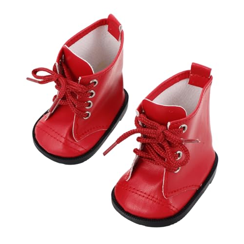 COSMEVIVI 1Paar PU Lederstiefel für Puppen Langlebige Puppenschuhe mit Handwerkskunst Puppenzubehör für Kreatives Ankleiden COSMEVIVI 1Paar PU Lederstiefel für Puppen Langlebige Puppenschuhe mit Handwerkskunst Puppenzubehör für Kreatives Ankleiden von COSMEVIVI
