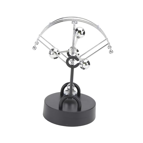 COSMEVIVI 1Stk Gehhilfe Physics Toys Physik Physik-Lernspielzeug Sportspielzeug Gleichgewichtsspielzeug aus Stahl Auto Perpetuum-Motion- Schreibtischspielzeug Abs Silver von COSMEVIVI