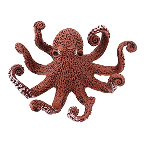 COSMEVIVI 1stk Meeresorganismus-Modell Meerestierspielzeug Für Kinder Kidcraft-spielset Mini-Modell Rayan-Spielzeug Für Kinder Lernspielzeug Für Tiere Tierhandgemaltes Modell Oktopus-Modell von COSMEVIVI