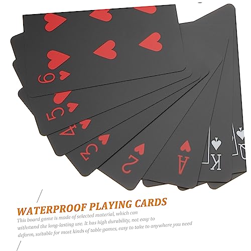 COSMEVIVI wasserdichte Spielkarten Kreative Langlebige Pokerkarten Für -spieleabende Für Zuhause Und Partys Maße von COSMEVIVI