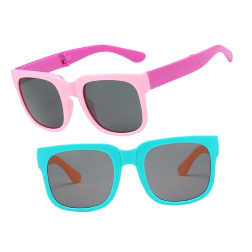 COSMEVIVI 2 Paare Faltbare Sonnenbrille für Stilvolle und Sichere Sonnenbrillen für Jungen und Mädchen UV Schutz für Sommerpartys und Freizeitaktivitäten Geeignet für Jahre COSMEVIVI 2 Paare Faltbare Sonnenbrille für Stilvolle und Sichere Sonnenbrillen für Jungen und Mädchen UV Schutz für Sommerpartys und Freizeitaktivitäten Geeignet für Jahre von COSMEVIVI