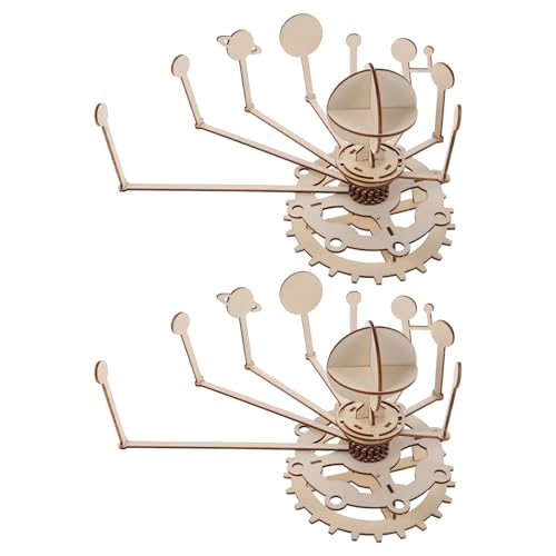 COSMEVIVI 2 Sets DIY Holz-Puzzle-Kit für Sonnensystem, STEM-Lernspielzeug, wissenschaftliches Spielzeug mit neun Planeten, Modellspielzeug für das Lernen im Klassenzimmer zu Hause COSMEVIVI 2 Sets DIY Holz-Puzzle-Kit für Sonnensystem, STEM-Lernspielzeug, wissenschaftliches Spielzeug mit neun Planeten, Modellspielzeug für das Lernen im Klassenzimmer zu Hause von COSMEVIVI