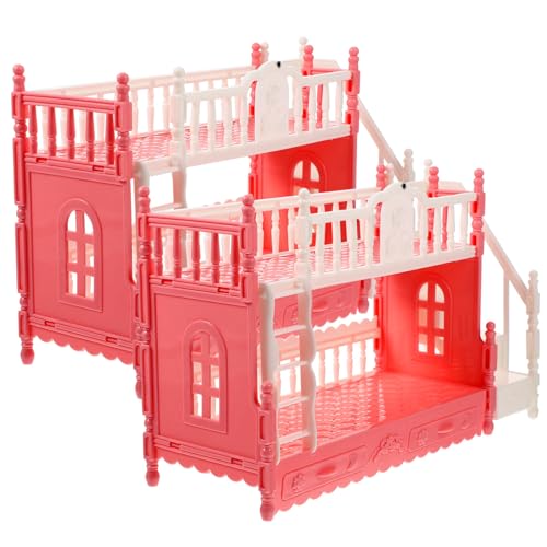 COSMEVIVI 2 Sets Mini Doppelstockbett Für Puppenhaus Miniatur öbel Für Puppenhaus 16cm Bett Für Puppenhaus Zubehör Farben Zufällig Für Kreative Rollenspiele COSMEVIVI 2 Sets Mini Doppelstockbett Für Puppenhaus Miniatur öbel Für Puppenhaus 16cm Bett Für Puppenhaus Zubehör Farben Zufällig Für Kreative Rollenspiele von COSMEVIVI