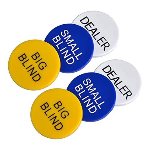 COSMEVIVI Bingo-Marker 2 Sets Pokerset Blindchips Material Für Jungen Und Mädchen Erwachsene von COSMEVIVI