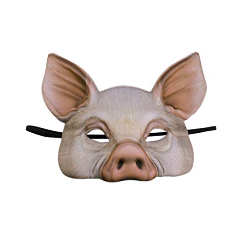 COSMEVIVI 2 Stk Tiermaske Gesichtsmaske halloween masken Traum halbe Kugel Schweineohren Herrenbekleidung Maskerademaske für Kinder Partymaske Cosplay Klinge unheimlich bilden 3d Requisiten von COSMEVIVI