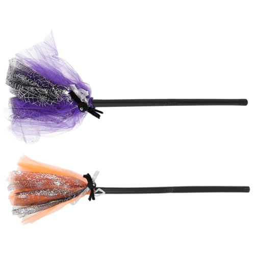 COSMEVIVI 2 Stück Halloween Hexenbesen Kostüm Halloween Cosplay Requisite Hexen Requisite Halloween Besenstiel Halloween Dekorationen Halloween Requisite Hexenbesen Hexenkostüm Besen COSMEVIVI 2 Stück Halloween Hexenbesen Kostüm Halloween Cosplay Requisite Hexen Requisite Halloween Besenstiel Halloween Dekorationen Halloween Requisite Hexenbesen Hexenkostüm Besen von COSMEVIVI