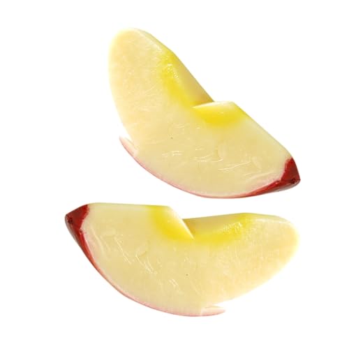 COSMEVIVI 2 Stück Künstlicher Apfel DIY Zubehör Kunstobst Scheiben Künstliches Gemüse Obst Gefälschte Obst Modell PVC Apfelscheiben Kunststoff Gefälschte Apfelscheiben Simulation COSMEVIVI 2 Stück Künstlicher Apfel DIY Zubehör Kunstobst Scheiben Künstliches Gemüse Obst Gefälschte Obst Modell PVC Apfelscheiben Kunststoff Gefälschte Apfelscheiben Simulation von COSMEVIVI
