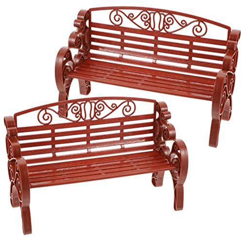 COSMEVIVI 2 Stück Mini Bank, Dekoratives Bankmodell Für Zuhause, Gefälschte Parkbank, Requisitenbankmodell, Spielzeug, Schickes Bankmodell, Gartenbank, Requisitenbankmodell, Foto COSMEVIVI 2 Stück Mini Bank, Dekoratives Bankmodell Für Zuhause, Gefälschte Parkbank, Requisitenbankmodell, Spielzeug, Schickes Bankmodell, Gartenbank, Requisitenbankmodell, Foto von COSMEVIVI