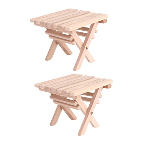 COSMEVIVI 2 Stück Miniatur Faltbarer Mini Tisch Modell Teiliges Detailreiches Puppenhaus Möbel Umweltfreundliches Material Realistische Miniatur Dekoration für Puppenhaus und Outdoor COSMEVIVI 2 Stück Miniatur Faltbarer Mini Tisch Modell Teiliges Detailreiches Puppenhaus Möbel Umweltfreundliches Material Realistische Miniatur Dekoration für Puppenhaus und Outdoor von COSMEVIVI