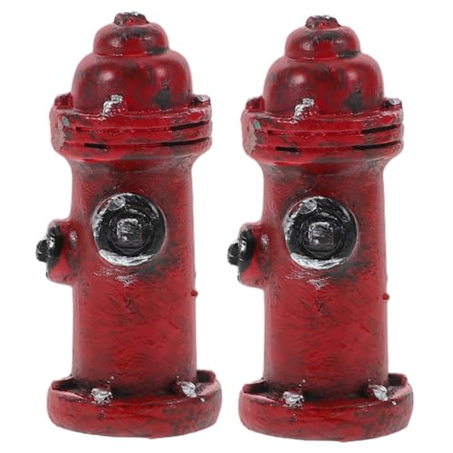 COSMEVIVI 2 Stück Miniatur Hydranten Decor Harz Feuerwehrmann Spielzeug Für Puppenhaus Landschaft Zubehör Decor COSMEVIVI 2 Stück Miniatur Hydranten Decor Harz Feuerwehrmann Spielzeug Für Puppenhaus Landschaft Zubehör Decor von COSMEVIVI