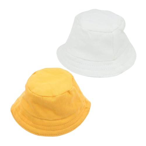 COSMEVIVI 2 Stück Mütze Für Puppen, Mini Puppenmützen, Kleine Mützen, Miniatur Puppenmütze, Austauschbare Puppenmützen, Mütze Für Puppen, Winzige Mütze, Mini Miniaturmütze, Bastelmütze, von COSMEVIVI