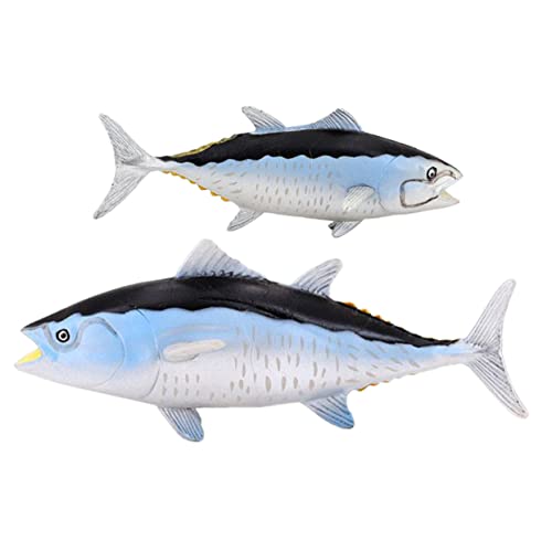COSMEVIVI 2 Stück Simulierte Thunfischfiguren, Dekoration, Fisch, Kognitives Modell, Desktop Fischstatue, Fischhandwerk, Fischspielzeug, Lebensechte Fischstatue, Seefischskulptur, COSMEVIVI 2 Stück Simulierte Thunfischfiguren, Dekoration, Fisch, Kognitives Modell, Desktop Fischstatue, Fischhandwerk, Fischspielzeug, Lebensechte Fischstatue, Seefischskulptur, von COSMEVIVI