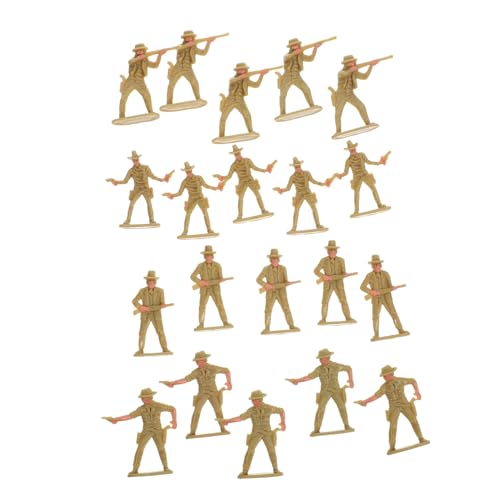 COSMEVIVI 20 Stück Teiliges Western Cowboy Modellset Realistische Cowboy Figuren aus Robustem Kunststoff Detailreiche Sandtisch Dekoration Lebensechte Western Figuren für Sammler COSMEVIVI 20 Stück Teiliges Western Cowboy Modellset Realistische Cowboy Figuren aus Robustem Kunststoff Detailreiche Sandtisch Dekoration Lebensechte Western Figuren für Sammler von COSMEVIVI