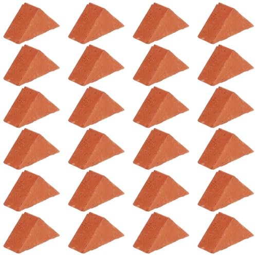 COSMEVIVI 200 Stück Mini Steine, Handgefertigte Layout Ziegel Dekore, Ziegel Für Die Landschaftsgestaltung, Mauer Ziegel Modell, Mini Bausteine, Kinder DIY Ziegel, Miniatur Ziegel Figuren, von COSMEVIVI