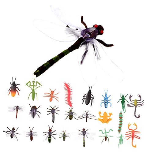 COSMEVIVI 22 Stück Realistisches Insektenspielzeug Kinderspielzeug Figur Falsches Garten Schmücken Simuliertes Kognitionsspielzeug Desktop-Dekorationen Ornament PVC COSMEVIVI 22 Stück Realistisches Insektenspielzeug Kinderspielzeug Figur Falsches Garten Schmücken Simuliertes Kognitionsspielzeug Desktop-Dekorationen Ornament PVC von COSMEVIVI