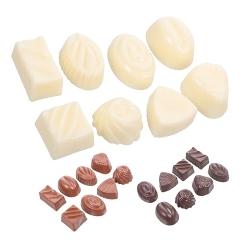 COSMEVIVI 24Stücke Teile Künstliche Modelle Realistische Spiellebensmittel für Fensterdekoration DIY Projekte und Kreative Präsentationen von COSMEVIVI
