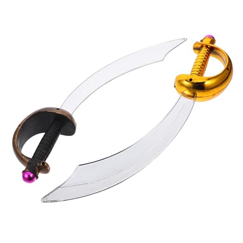 COSMEVIVI 2Stücke Piratenschwert Realistische PVC Requisiten für Halloween Geburtstagsfeiern und Cosplay Vielseitig Einsetzbar für Piraten Rollenspiele und Dekorationen COSMEVIVI 2Stücke Piratenschwert Realistische PVC Requisiten für Halloween Geburtstagsfeiern und Cosplay Vielseitig Einsetzbar für Piraten Rollenspiele und Dekorationen von COSMEVIVI