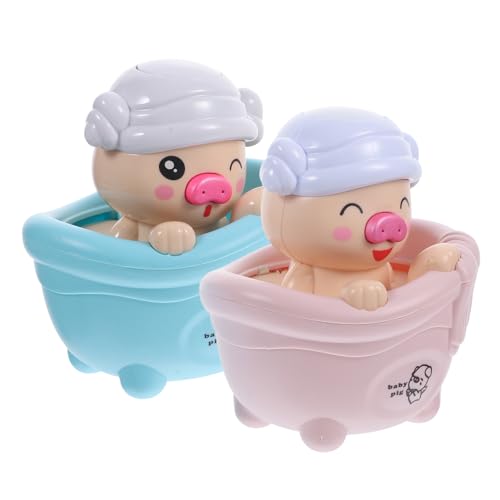 COSMEVIVI 2pcs Cartoon Kinder Kleinkind Bad Spielzeug Schwimmen Pool Badewanne Spielzeug Baby Dusche COSMEVIVI 2pcs Cartoon Kinder Kleinkind Bad Spielzeug Schwimmen Pool Badewanne Spielzeug Baby Dusche von COSMEVIVI