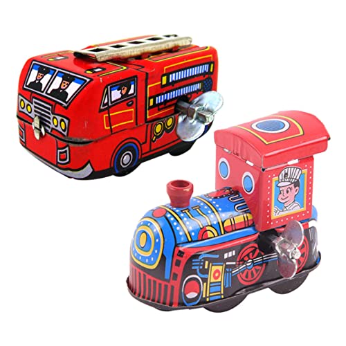 COSMEVIVI 2st Uhrwerk Blechspielzeug Auto Spielzeug Eisenbahn Spielzeug Uhrwerk-Zug-Spielzeug Spielzeug Zum Aufziehen Kinderspielzeug Aufzieheisenbahn Aus Weißblech Rot Eisenblech COSMEVIVI 2st Uhrwerk Blechspielzeug Auto Spielzeug Eisenbahn Spielzeug Uhrwerk-Zug-Spielzeug Spielzeug Zum Aufziehen Kinderspielzeug Aufzieheisenbahn Aus Weißblech Rot Eisenblech von COSMEVIVI