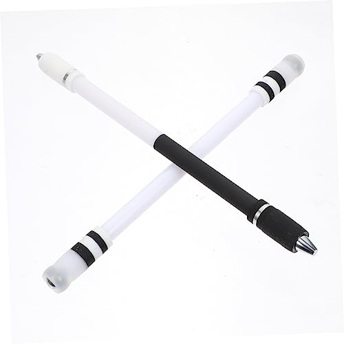 COSMEVIVI 2st -Stift Gadgets Drehbarer Kugelschreiber Für Jugendliche Fliegender Stift Stiftlicht Beschichtung Kugelschreiber Interessanter Flippenstift Led-Kugelschreiber Punkt Silikon von COSMEVIVI