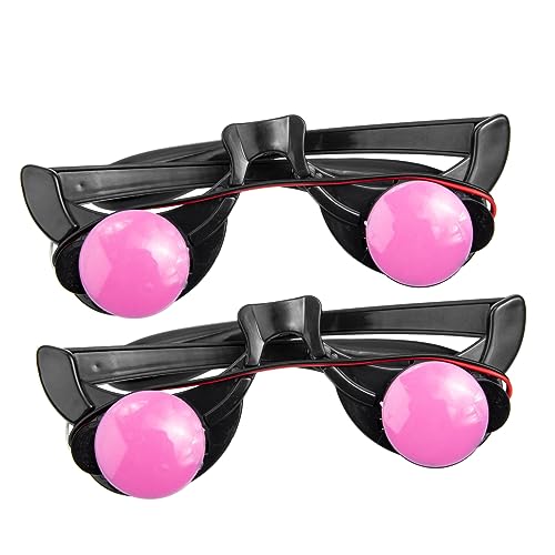 COSMEVIVI 2stücke Leuchtende Clownbrille Mit Lustige Partybrille Für Halloween Und Besondere Anlässe Interessante Foto-Requisiten Für Erwachsene von COSMEVIVI