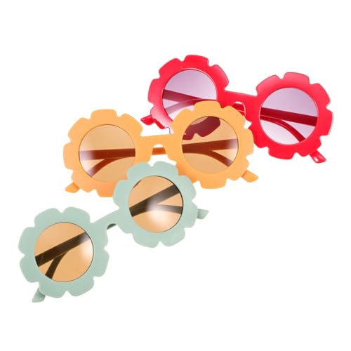 COSMEVIVI 3 Paare Sonnenblumen Sonnenbrille Lustige Partybrille für Leicht Kompakt für Geburtstagsfeiern Familientreffen Besondere Anlässe COSMEVIVI 3 Paare Sonnenblumen Sonnenbrille Lustige Partybrille für Leicht Kompakt für Geburtstagsfeiern Familientreffen Besondere Anlässe von COSMEVIVI
