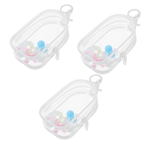 COSMEVIVI 3 Sets Transparente Aufbewahrungstasche Figur Display Tasche Mit Schlüsselanhänger Pouchette Schlüsselanhänger Klarer Schlüsselring Reißverschlusstasche Schlüsselanhänger Tasche COSMEVIVI 3 Sets Transparente Aufbewahrungstasche Figur Display Tasche Mit Schlüsselanhänger Pouchette Schlüsselanhänger Klarer Schlüsselring Reißverschlusstasche Schlüsselanhänger Tasche von COSMEVIVI