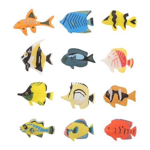 COSMEVIVI 3 Sets - und Meerestiere: Mini-Tierspielzeug aus Kunststoff, realistische Unterwasser-Figur, Badespielzeug für Kinder, pädagogische Party, Kuchen- und Cupcake-Topper von COSMEVIVI