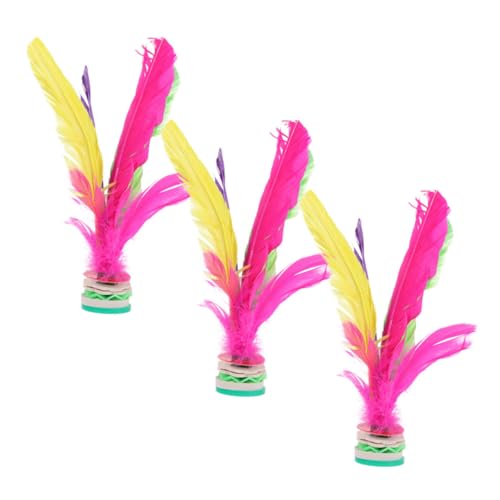 COSMEVIVI 3 Stück Bunte Federbälle, Übungs Kick Federbälle, Sportspielzeug, Outdoor Kick Federbälle, Sport Federbälle, Spielzeug, Hühnerfeder Federbälle, Übungsspiel, Spielzeug, Kick COSMEVIVI 3 Stück Bunte Federbälle, Übungs Kick Federbälle, Sportspielzeug, Outdoor Kick Federbälle, Sport Federbälle, Spielzeug, Hühnerfeder Federbälle, Übungsspiel, Spielzeug, Kick von COSMEVIVI