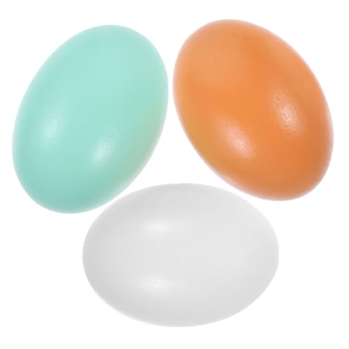 COSMEVIVI 3 Stück Imitationseier, Eier Dekorationen, Künstliche Hühnereier, Eier Aus Holz, Party Eier Dekorationen, Kreative Eier, Holzeier Zum Bemalen, Kleine Holzeier, Holzbasteleier, COSMEVIVI 3 Stück Imitationseier, Eier Dekorationen, Künstliche Hühnereier, Eier Aus Holz, Party Eier Dekorationen, Kreative Eier, Holzeier Zum Bemalen, Kleine Holzeier, Holzbasteleier, von COSMEVIVI