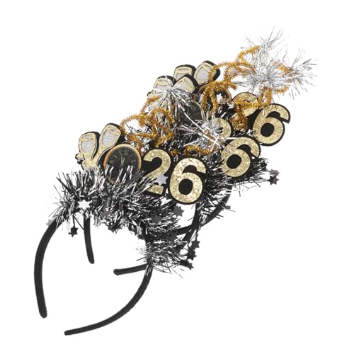 COSMEVIVI 3 Stück Kopfbedeckung Für Die Neujahrsparty Neue Stirnbänder Neujahrs -haarzubehör Neujahrs-haarreifen Dekorativ Glitzer-stirnbänder Für Ein Frohes Jahr Schwarz Das Haustier COSMEVIVI 3 Stück Kopfbedeckung Für Die Neujahrsparty Neue Stirnbänder Neujahrs -haarzubehör Neujahrs-haarreifen Dekorativ Glitzer-stirnbänder Für Ein Frohes Jahr Schwarz Das Haustier von COSMEVIVI