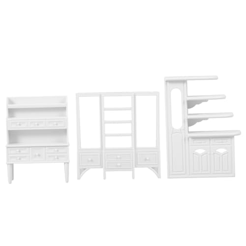 COSMEVIVI 3 Stück Miniaturmöbel, Mini Hausschrank, Dekorativer Kleiner Schrank, Wohnzimmer, Kleiner Schrank, Miniaturen, Foto Requisite, Puppenhausschrank, Mini Möbelschmuck, Kleines COSMEVIVI 3 Stück Miniaturmöbel, Mini Hausschrank, Dekorativer Kleiner Schrank, Wohnzimmer, Kleiner Schrank, Miniaturen, Foto Requisite, Puppenhausschrank, Mini Möbelschmuck, Kleines von COSMEVIVI