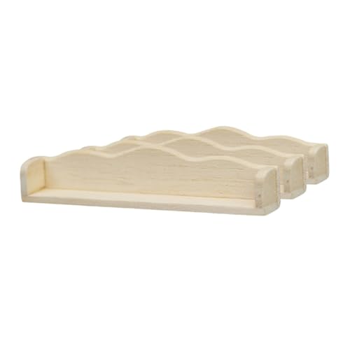 COSMEVIVI Miniatur Puppenhaus Möbel Holz Regale Set Für Montage Dekorative Zubehör COSMEVIVI Miniatur Puppenhaus Möbel Holz Regale Set Für Montage Dekorative Zubehör von COSMEVIVI