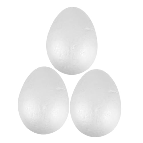 COSMEVIVI 3 Stück Schaumstoff Eier Für Osterpartys, DIY Zubehör, Blanke Ostereier, DIY Eier, Kleine Blanke Eier Für Osterdeko, Eier Dekorationen, Party Eier Dekorationen, Schaumstoff COSMEVIVI 3 Stück Schaumstoff Eier Für Osterpartys, DIY Zubehör, Blanke Ostereier, DIY Eier, Kleine Blanke Eier Für Osterdeko, Eier Dekorationen, Party Eier Dekorationen, Schaumstoff von COSMEVIVI