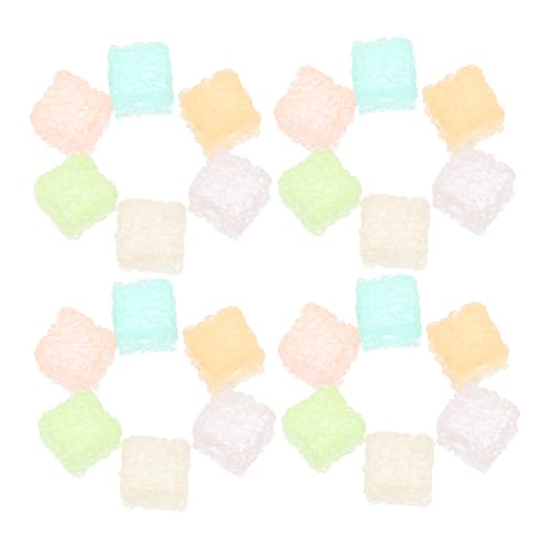 COSMEVIVI 30 Stück Teiliges Leuchtende Würfelzucker Deko in Mischfarben DIY Charms für Handyzubehör Haarschmuck und Tischdekoration Langlebige Transparente Nachleuchtwürfel für Kreative COSMEVIVI 30 Stück Teiliges Leuchtende Würfelzucker Deko in Mischfarben DIY Charms für Handyzubehör Haarschmuck und Tischdekoration Langlebige Transparente Nachleuchtwürfel für Kreative von COSMEVIVI