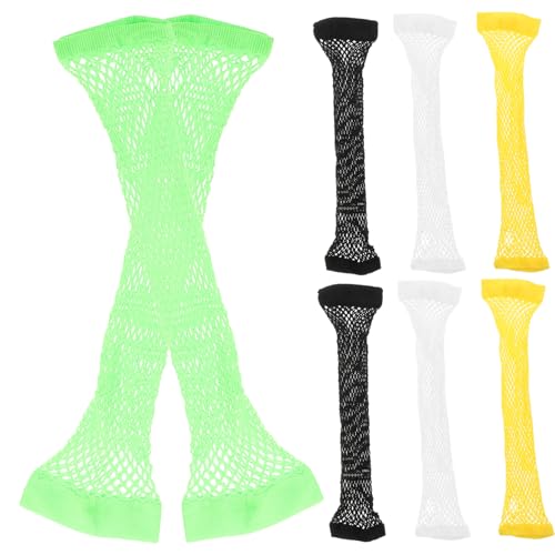 COSMEVIVI 4 Paar Feine Netz Stretchhandschuhe, Feine Netzhandschuhe, Kostüm Fingerlose Handschuhe, Lange Netzhandschuhe, Armhandschuhe, Feine Netz Ellenbogenhandschuhe, Steampunk COSMEVIVI 4 Paar Feine Netz Stretchhandschuhe, Feine Netzhandschuhe, Kostüm Fingerlose Handschuhe, Lange Netzhandschuhe, Armhandschuhe, Feine Netz Ellenbogenhandschuhe, Steampunk von COSMEVIVI