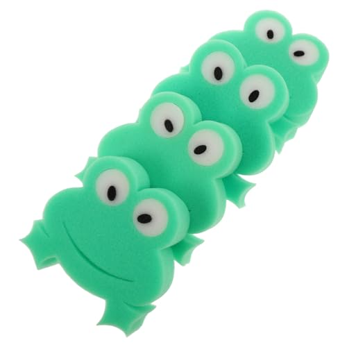 COSMEVIVI 4 Stück Kinderschwamm: Babyschwamm Zum Baden, Frosch, Süße Formen, Natürlicher Kinderbadeschwamm Für Säuglinge, Kleinkinder, Neugeborene, Hellgrün COSMEVIVI 4 Stück Kinderschwamm: Babyschwamm Zum Baden, Frosch, Süße Formen, Natürlicher Kinderbadeschwamm Für Säuglinge, Kleinkinder, Neugeborene, Hellgrün von COSMEVIVI