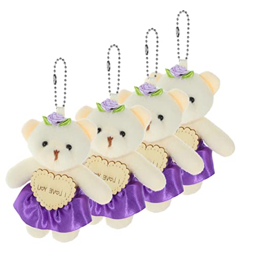 COSMEVIVI 4 Stück Paar Bärenpuppe Niedliche Deko Kleiner Bär Niedliche Kleine Deko Bären Deko Kuscheltier Deko Hochzeitsbär Mini Kuscheltier Kleines Kuscheltier Niedliches Accessoire COSMEVIVI 4 Stück Paar Bärenpuppe Niedliche Deko Kleiner Bär Niedliche Kleine Deko Bären Deko Kuscheltier Deko Hochzeitsbär Mini Kuscheltier Kleines Kuscheltier Niedliches Accessoire von COSMEVIVI