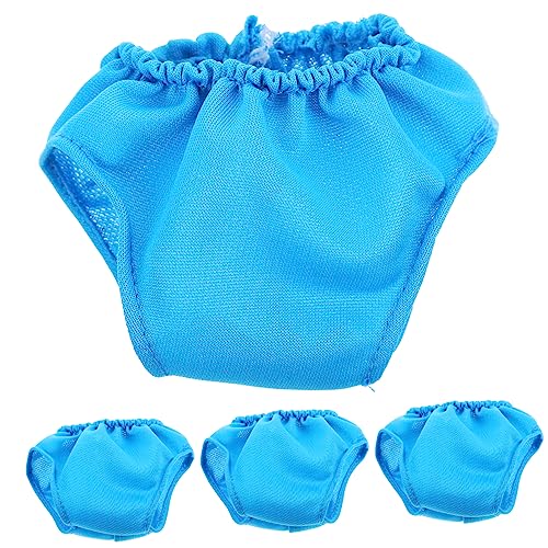 COSMEVIVI Puppenhöschen-Set 4-teilig Mini-Höschen für Puppen Rollenspielzubehör Puppenkostüme Spielzeugunterwäsche von COSMEVIVI