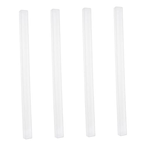 COSMEVIVI 4 Stück Teiliges Mini Mahjong Halter aus Transparentem Verschleißfestem Kunststoff Bequemer Mahjong Ständer für Mini Fliesen rutschfest und Stabil für Familien und Reisespiele von COSMEVIVI