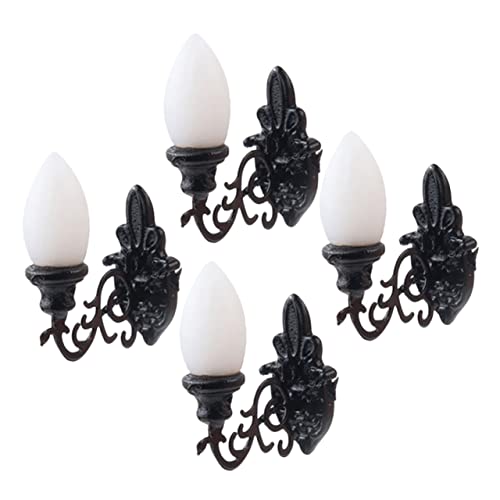 COSMEVIVI 4 Stück Wandlampe Puppenhaus Garten Miniatur Puppenhaus Licht Miniatur Straßenlaternen Mini Schreibtisch Sand Tisch Materialien DIY Sand Tisch Beleuchtung Lampe Wandleuchten Lampe COSMEVIVI 4 Stück Wandlampe Puppenhaus Garten Miniatur Puppenhaus Licht Miniatur Straßenlaternen Mini Schreibtisch Sand Tisch Materialien DIY Sand Tisch Beleuchtung Lampe Wandleuchten Lampe von COSMEVIVI