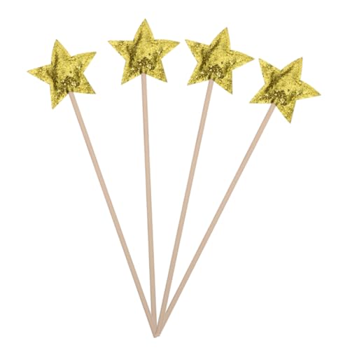 COSMEVIVI 4 Stück Zauberstab Neon Kinderspielzeug Zauberstab Kostüm Requisiten Sternenstab Bühnenleistungsrequisite Für Anzieh-zauberstäbe Golden Stoff COSMEVIVI 4 Stück Zauberstab Neon Kinderspielzeug Zauberstab Kostüm Requisiten Sternenstab Bühnenleistungsrequisite Für Anzieh-zauberstäbe Golden Stoff von COSMEVIVI