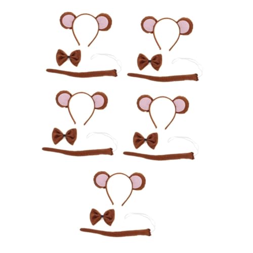 COSMEVIVI 5 Sets Affenohren Stirnband Tierstirnband Kostüm Halloween Kostüm Cosplay Tierkostüm Cosplay Kostümzubehör Party Kostüm Requisite Tierohren Für Cosplay Ohren Stirnband COSMEVIVI 5 Sets Affenohren Stirnband Tierstirnband Kostüm Halloween Kostüm Cosplay Tierkostüm Cosplay Kostümzubehör Party Kostüm Requisite Tierohren Für Cosplay Ohren Stirnband von COSMEVIVI