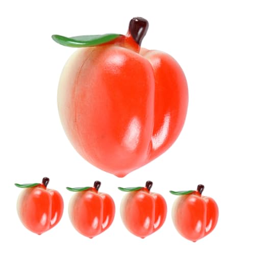 COSMEVIVI 5 Stück Künstliche Früchte Pfirsich Obstladen Pfirsichmodell Miniaturspielzeug Mini PVC Pfirsichdekor Handwerk Pfirsichmodell Realistisches Pfirsichmodell Mini Pfirsichdekor COSMEVIVI 5 Stück Künstliche Früchte Pfirsich Obstladen Pfirsichmodell Miniaturspielzeug Mini PVC Pfirsichdekor Handwerk Pfirsichmodell Realistisches Pfirsichmodell Mini Pfirsichdekor von COSMEVIVI