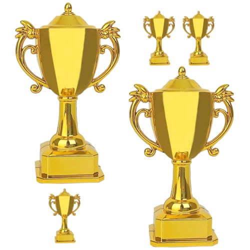 COSMEVIVI Lustige Mini-trophäen Für Kinder – 5 Stück Plastiktrophäen Für Partys Spiele Und Als Heimdekoration von COSMEVIVI
