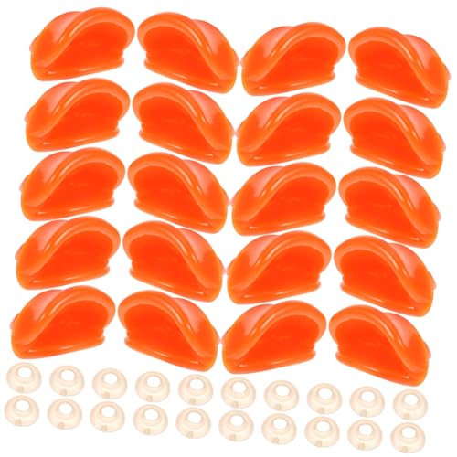 COSMEVIVI 50 Stück Teiliges DIY Entenschnabel Mund Zubehör mit Dichtung Ersatz für Kaputte Mündchen Bastelmaterial für Handgemachte Entenfiguren COSMEVIVI 50 Stück Teiliges DIY Entenschnabel Mund Zubehör mit Dichtung Ersatz für Kaputte Mündchen Bastelmaterial für Handgemachte Entenfiguren von COSMEVIVI