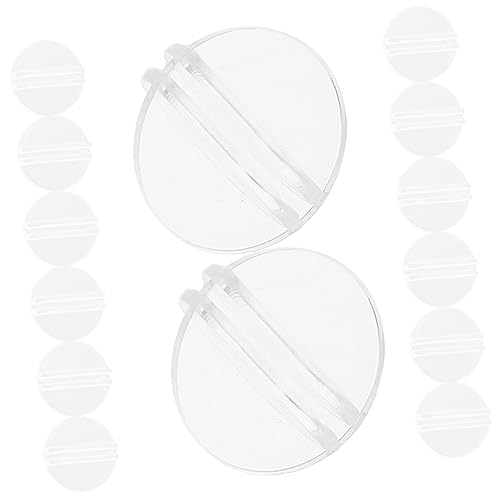 COSMEVIVI 50 Stück Visitenkartenhalter, Kartenhalter Für Visitenkarten, Kartenhalter Aus Kunststoff, Tischkartenhalter, Visitenkartenständer, Visitenkarten Organizer Für Den Schreibtisch, von COSMEVIVI